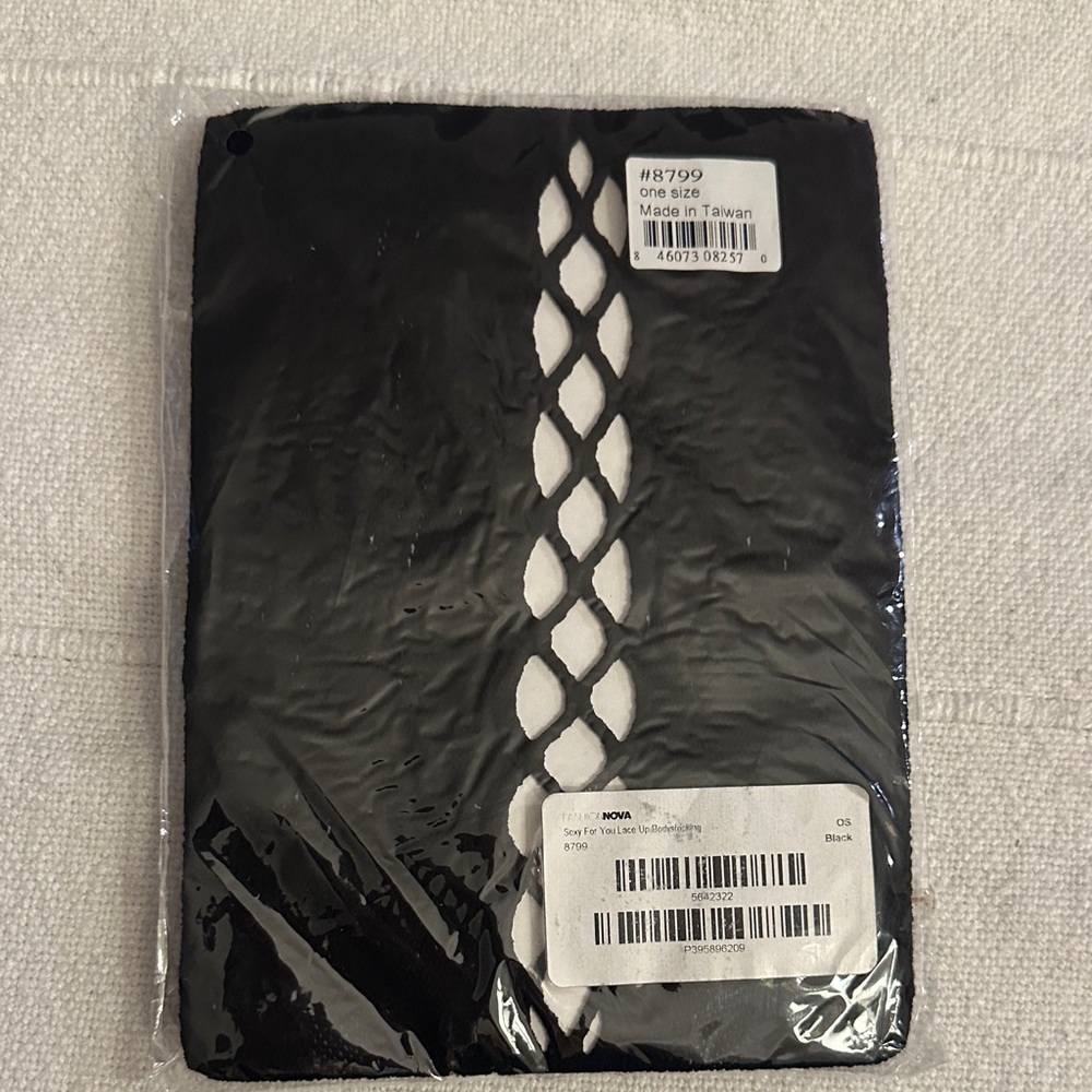 Fashion Nova Black Fishnet Hosiery
